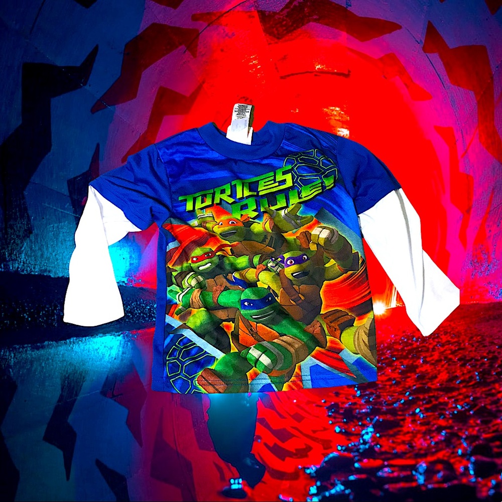TMNT Retro Nickelodeon Pajama Top 2015 Retro Unique Teenage Mutant Ninja Turtles